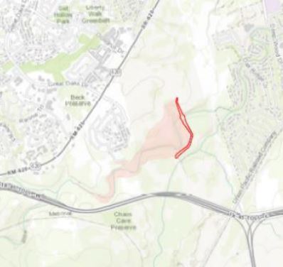 Dam 101 Location Map