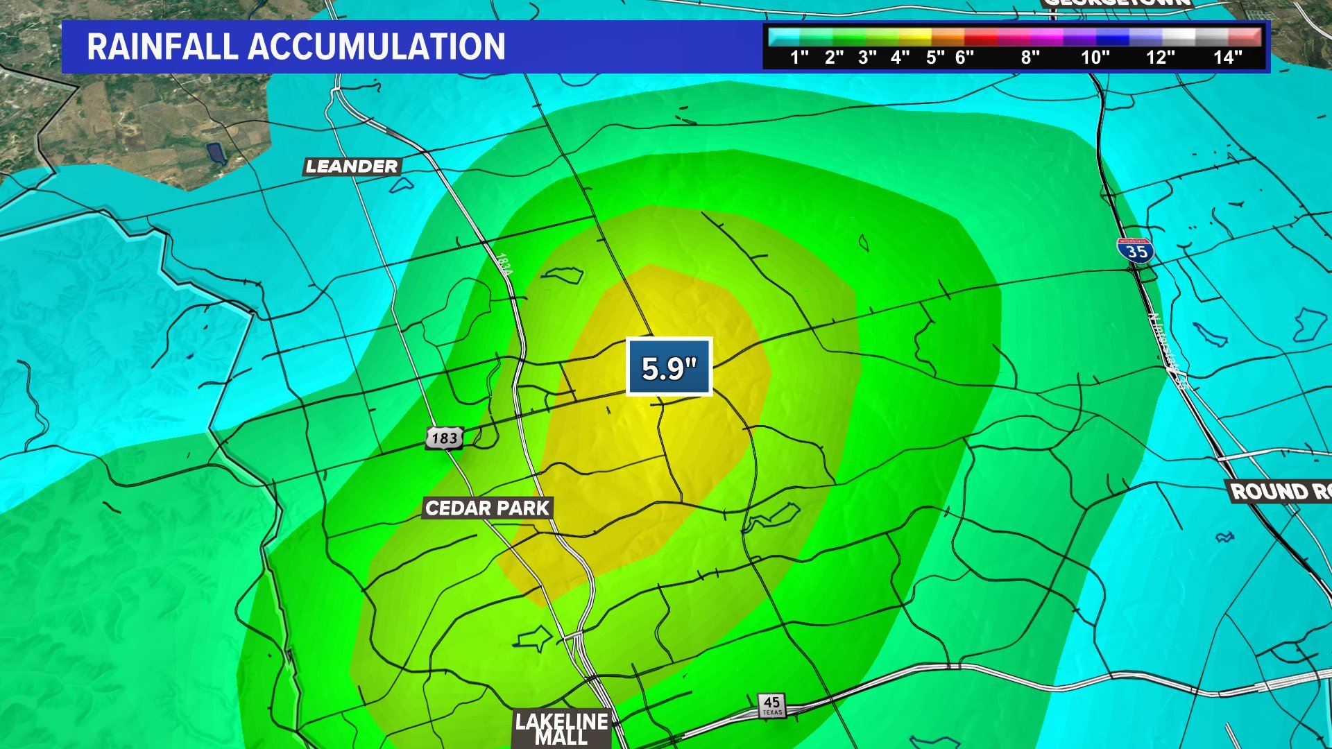 Late August Rainfall Flooding